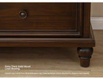 Elegant Solid Pine Multi-Layer Cabinet with Ample Storage – Perfect for Home Decor hmy-5005