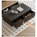 Elegant Solid Wood Tea Table with Storage Drawers – Modern Coffee Table for Living Room Decor hmz-4941