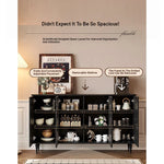 Elegant Solid Wood Cabinet with Glass Doors - Modern Storage Solution for Home Décor hmz-4944
