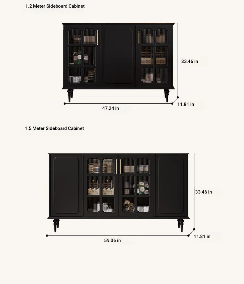 Elegant Solid Wood Cabinet with Glass Doors - Modern Storage Solution for Home Décor hmz-4944