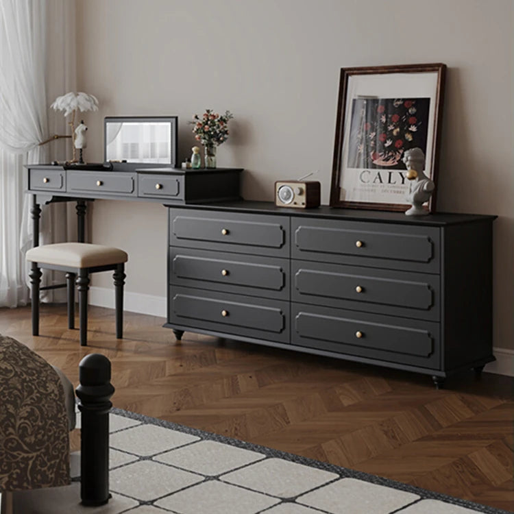 Stylish Gray Cabinet with Gold Accents - Elegant Storage Solution for Home Decor hmz-4946