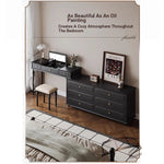 Stylish Gray Cabinet with Gold Accents - Elegant Storage Solution for Home Decor hmz-4946