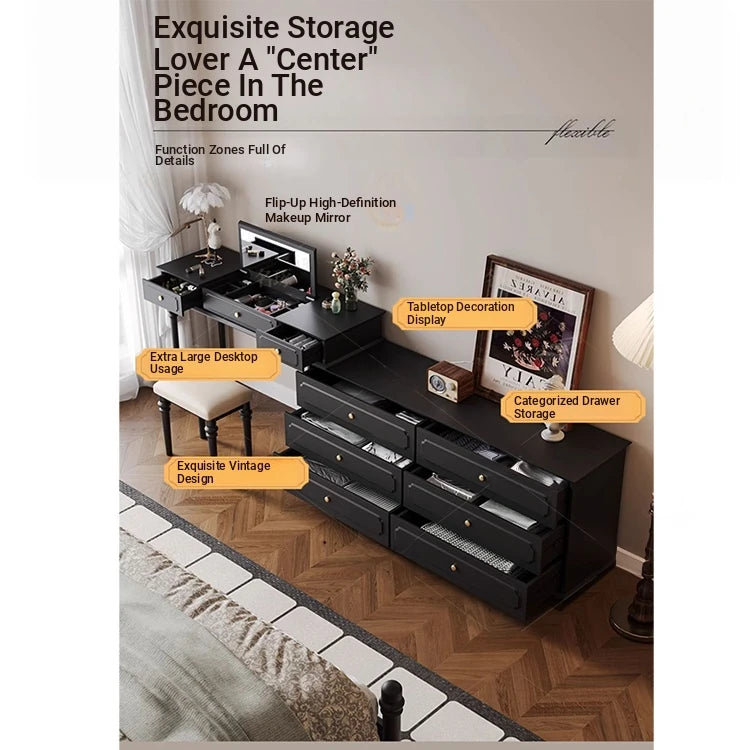 Stylish Gray Cabinet with Gold Accents - Elegant Storage Solution for Home Decor hmz-4946