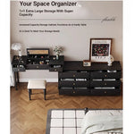 Stylish Gray Cabinet with Gold Accents - Elegant Storage Solution for Home Decor hmz-4946