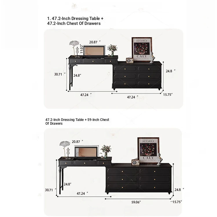 Stylish Gray Cabinet with Gold Accents - Elegant Storage Solution for Home Decor hmz-4946
