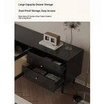 Stylish Solid Wood Tea Table with Tempered Glass Top - Perfect for Modern Living Rooms hmz-4950