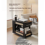 Stylish Tea Table with Storage and Rolling Wheels - Perfect for Modern Living Rooms hmz-4952