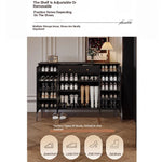 Stylish Black Cabinet with Gold Accents - Ideal Storage Solution for Modern Interiors hmz-4955