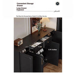 Stylish Black Cabinet with Gold Accents - Ideal Storage Solution for Modern Interiors hmz-4955