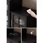 Stylish Solid Wood Cabinet with Glass Doors – Elegant Storage Solution for Modern Homes hmz-4956