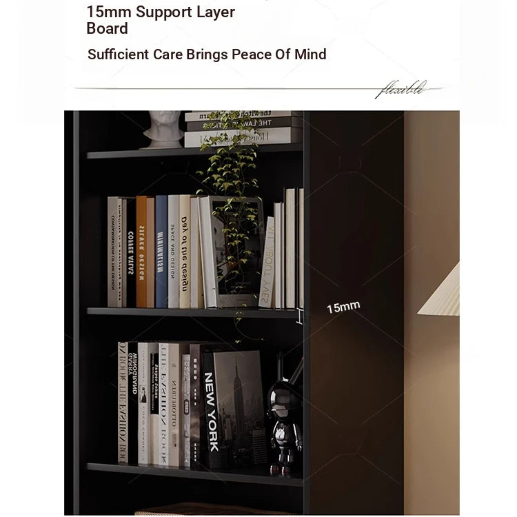 Elegant Solid Wood Cabinet with Shelves and Drawers - Perfect for Home and Office Storage hmz-4958