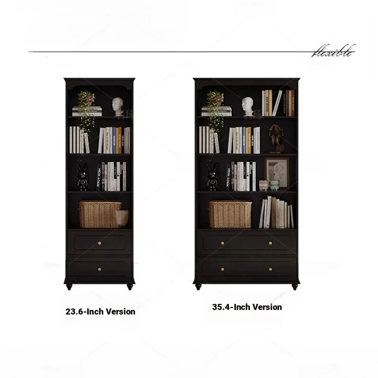 Elegant Solid Wood Cabinet with Shelves and Drawers - Perfect for Home and Office Storage hmz-4958