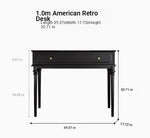 Stylish Solid Wood Desk with Drawer - Elegant Home Office Furniture hmz-4959