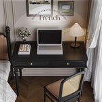 Stylish Solid Wood Desk with Drawer - Elegant Home Office Furniture hmz-4959