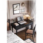 Stylish Solid Wood Desk with Drawer - Elegant Home Office Furniture hmz-4959