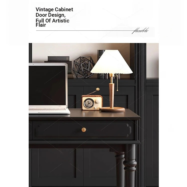 Stylish Solid Wood Desk with Drawer - Elegant Home Office Furniture hmz-4959