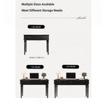 Stylish Solid Wood Desk with Drawer - Elegant Home Office Furniture hmz-4959