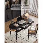 Stylish Solid Wood Desk with Drawer - Elegant Home Office Furniture hmz-4959