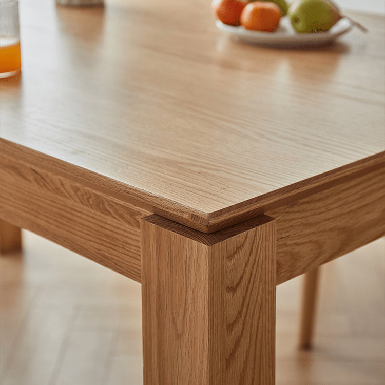 Elegant Red Oak Natural Wood Table - Perfect Addition to Your Home Decor hmzj-805