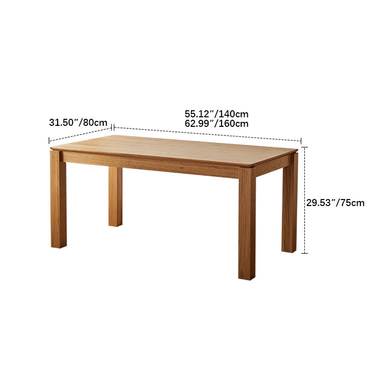 Elegant Red Oak Natural Wood Table - Perfect Addition to Your Home Decor hmzj-805