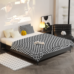 Luxurious Black Faux Leather Bed Frame - Elegant & Stylish Design hmzsh-1548