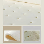 Luxury Faux Leather Sofa with Ash Wood and Carbon Steel Accents - Modern Elegance for Your Living Room hns-4117