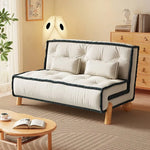 Stylish Leathaire Lounger with Ash Wood Frame and Modern Design hns-4119