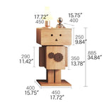 Stylish Ash Wood & Plywood Cabinet - Elevate Your Space with Modern Design hns-4123