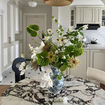 Elegant Sintered Stone Round Dining Table - Luxurious Multi-Layer Design for Modern Interiors hny-5223