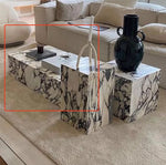 Elegant Sintered Stone Multi-Layer Side Table for Modern Living Rooms - Stylish and Durable Coffee Table hny-5224