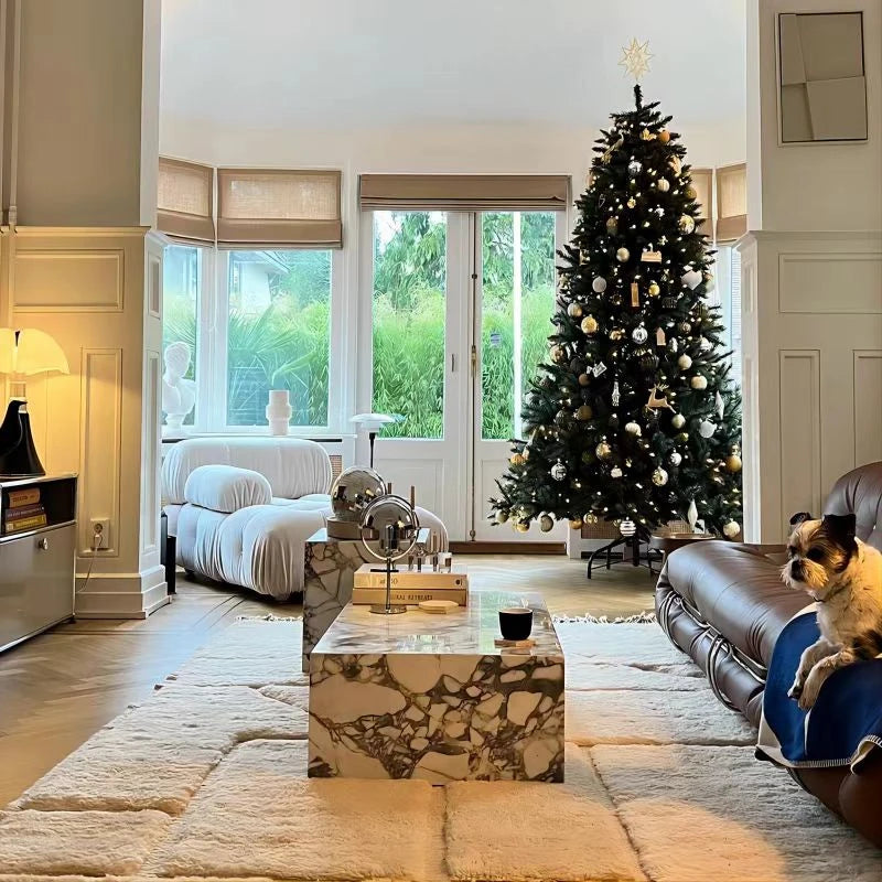 Elegant Sintered Stone Multi-Layer Side Table for Modern Living Rooms - Stylish and Durable Coffee Table hny-5224