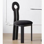 Luxurious Ash Wood Dining Chair with Faux Lambswool Upholstery - Modern Comfort for Your Dining Space hny-5226