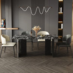 Stylish Synthetic Leather Dining Chair for Modern Interiors - Comfortable and Sleek Design hny-5231