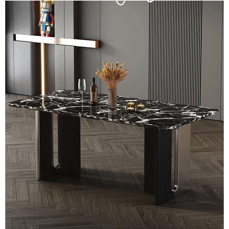 Stylish Synthetic Leather Dining Chair for Modern Interiors - Comfortable and Sleek Design hny-5231