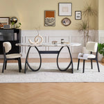 Elegant Sintered Stone Dining Table with Multi-Layer Board - Modern Oval Design for Stylish Dining Spaces hny-5235