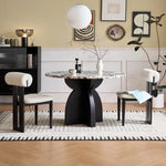 Stylish Sintered Stone Multi-Layer Board Dining Table - Modern Round Design for Elegant Dining Spaces hny-5238