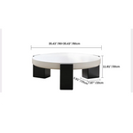 Modern Oak Density Board Coffee Table - Perfect for Contemporary Living Rooms hqlw-4033