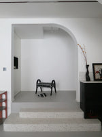 Stylish Ash Wood Stool with Foam and Polyester Cushion – Perfect for Modern Living Spaces hrn-5252