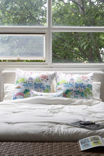 Chic Black Ash Wood Side Table with Unique Cloud Design and Lower Shelf hrn-5253