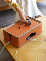 Stylish Synthetic Leather Stool with Unique Design - Comfortable and Versatile Home Accent Piece hrn-5254