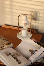 Stylish Ash Wood and Steel Side Table - Modern Accent Furniture for Any Room hrn-5255