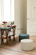 Stylish Ash Wood Console Table with Multi-layer Board and Synthetic Leather Accents hrn-5260