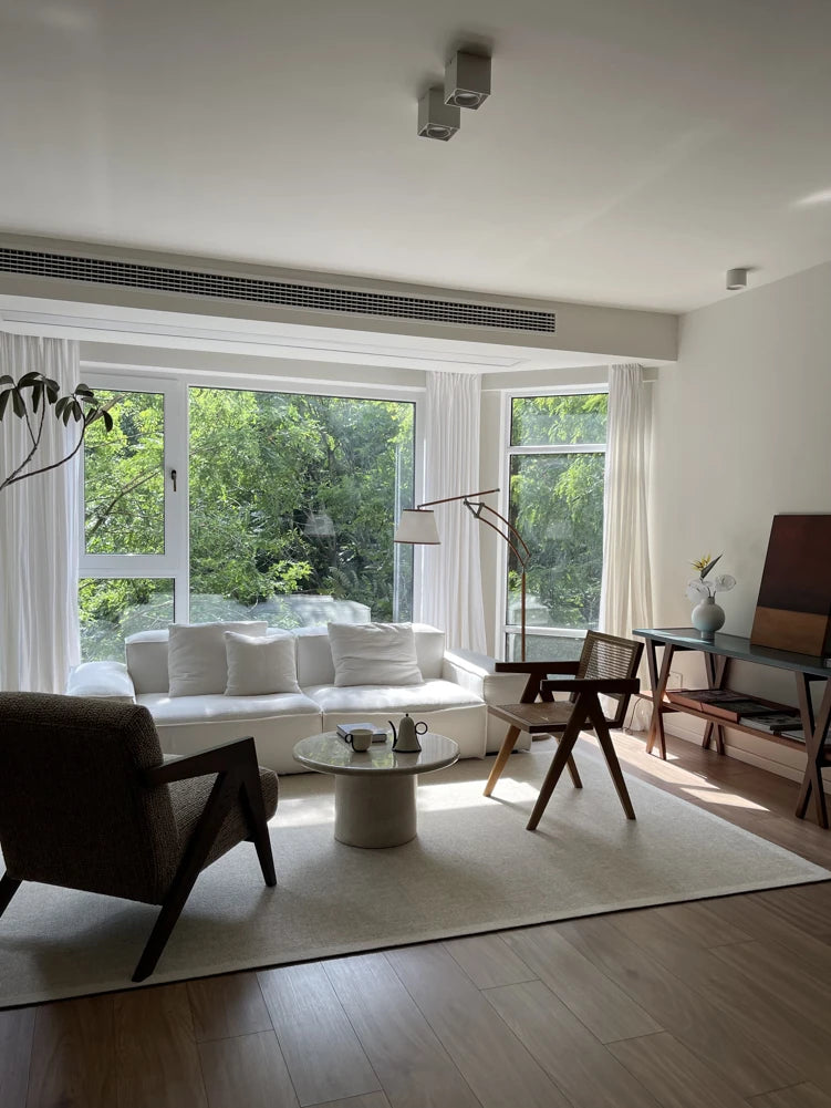 Stylish Ash Wood Console Table with Multi-layer Board and Synthetic Leather Accents hrn-5260