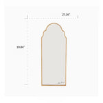 Elegant Beech Wood Mirror with Glass Finish - Stylish Home Décor Accent for Any Room hrn-5261