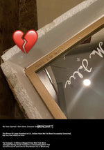 Elegant Beech Wood Mirror with Glass Finish - Stylish Home Décor Accent for Any Room hrn-5261