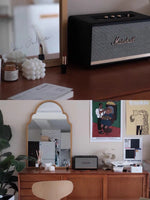 Elegant Beech Wood Mirror with Glass Finish - Stylish Home Décor Accent for Any Room hrn-5261