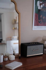 Elegant Beech Wood Mirror with Glass Finish - Stylish Home Décor Accent for Any Room hrn-5261