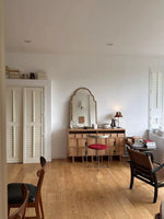 Elegant Beech Wood Mirror with Glass Finish - Stylish Home Décor Accent for Any Room hrn-5261