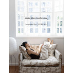 Luxurious Pine Chair with Down and Cotton-Ramie Upholstery – Perfect for Cozy Living Spaces hrn-5264