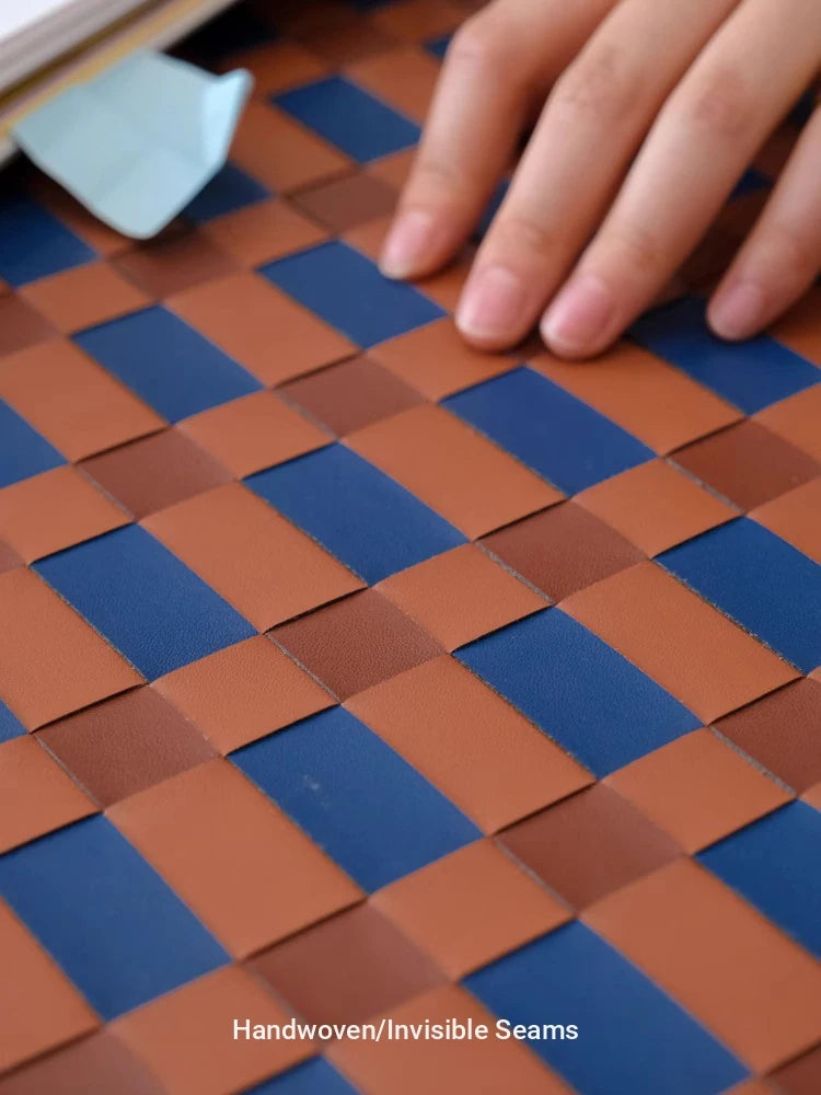 Stylish Elm Wood Nightstand with Removable Synthetic Leather Tray – Modern Multi-Functional Design hrn-5265